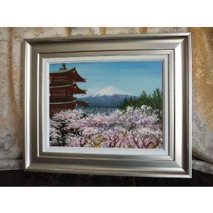 油絵 加藤芳雄 号4万8千円 『カッパ橋』 油彩画 絵画 風景画 全国送料