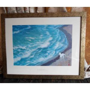 版画 クリスチャン・リース・ラッセン シーフライト ミクスド