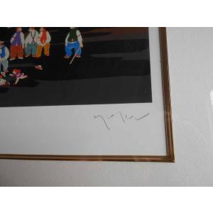 絵画 ヒロ、ヤマガタ アースリーインベニス 版...の詳細画像5