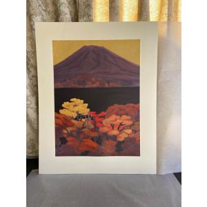 いわさきちひろ「赤い毛糸帽の少女」 絵画 いわさきちひろ 赤い毛糸帽の少女 額 児童画 色紙 送料無料