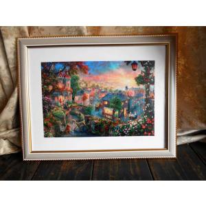 塚本馨三 ムーンファンタジー 絵画 アートポスター : 古都-京都