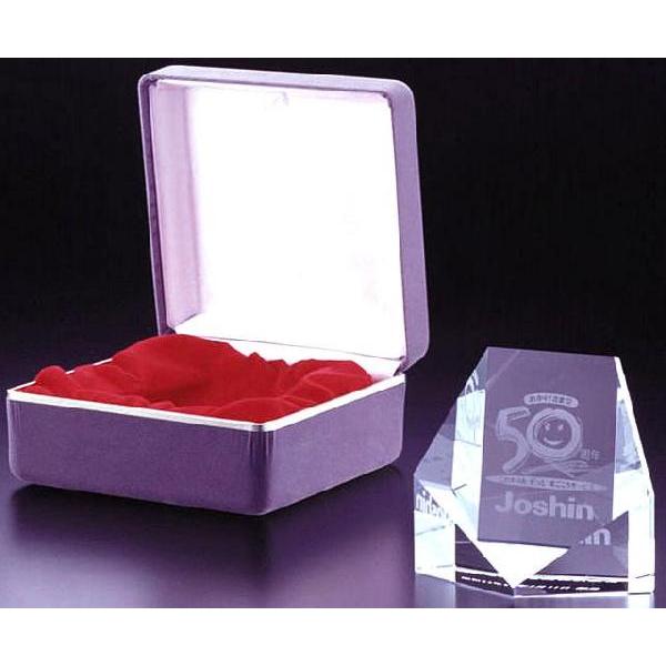 ペーパーウェイト ペンタゴン　ロゴ　名入り　退職記念品 卒団記念品  ガラス 卒業記念品 卒団記念品...