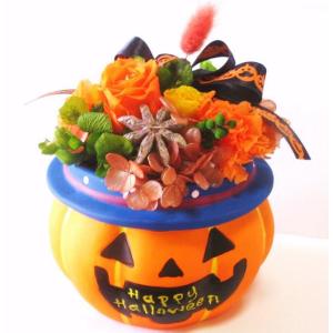 ケース付 プリザーブドフラワー/ハロウィン/ハロウィン用品/...