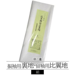 胴裏 正絹 べにつる絹 3枚分 疋物 羽二重 絹100% : あおい 正直問屋