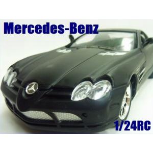 GK メルセデスベンツSLRマクラーレン 2.4Ghzライセンス車1/24ラジコンカーRC/ブラック