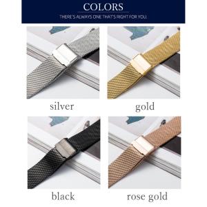 腕時計ベルト 時計バンド メッシュ ステンレス...の詳細画像3