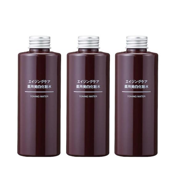 3本セット　無印良品 エイジングケア薬用美白化粧水 200mL 82926835　栃木倉庫