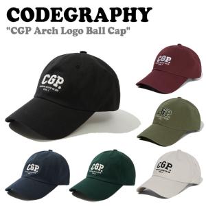 コードグラフィー キャップ CODEGRAPHY CGP Arch Logo Ball Cap アーチ ロゴ ボールキャップ 全6色 CBCS1AC004 ACC｜a-labs