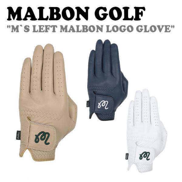 マルボンゴルフ グローブ MALBON GOLF M`S LEFT MALBON LOGO GLOV...