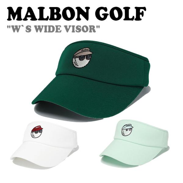 マルボンゴルフ サンバイザー MALBON GOLF レディース W`S WIDE VISOR ウィ...