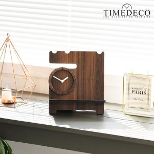 タイムデコ 置き時計 TIMEDECO 正規販売店 Table Ware Clock インテリア テーブルウェア 卓上時計 ウォルナット おしゃれ インテリア雑貨 韓国雑貨 3375917 ACC｜a-labs