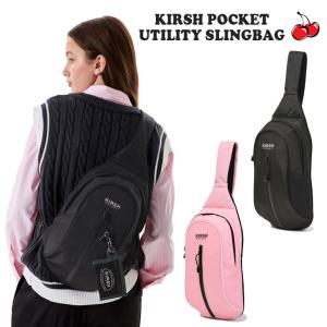 キルシー ボディバッグ KIRSH 正規販売店 POCKET UTILITY SLINGBAG ポケット ユーティリティー スリングバッグ BLACK ブラック PINK ピンク KPSRBBG501M バッグ｜a-labs