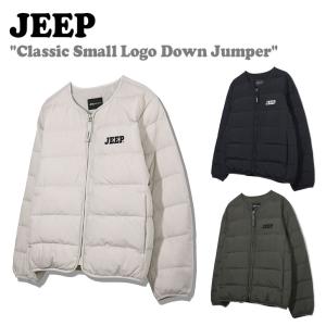 ジープ ダウン Jeep メンズ レディース Classic Small Logo Down Jumper クラシック スモール ロゴ ダウンジャンパー 全3色 JO4JPU492BK/LE/KH ウェア