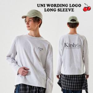 キルシー ロンT KIRSH 正規販売店 UNI WORDING LOGO LONG SLEEVE ユニ ワーディング ロゴ ロングスリーブ 全2色 KUSSCTL730M ウェア｜a-labs