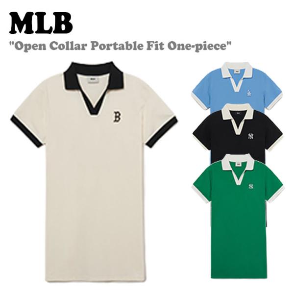エムエルビー ワンピース MLB Open Collar Portable Fit One-piec...