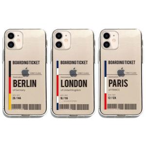 Dparks iPhone 12 ケース 12 Pro クリア ケース [ ラゲッジタグ 飛行機 手荷物 タグソフト 密着痕防止 TPU Qi充電 ワ