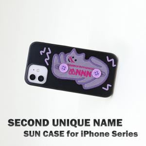 iPhoneシリーズ 韓国 ケース iPhone 13 12 SE3 13Pro 13 mini 13ProMAX 11 ネコ カバー SECOND UNIQUE NAME. SUN CASE ANIMAL PATCH CAT お取り寄せ｜a-labs