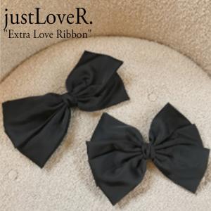 ジャストラバー バレッタ justLoveR. レディース Extra Love Ribbon エクストラ ラブ リボン BLACK ブラック 韓国アクセサリー 5407631138 ACC｜a-labs