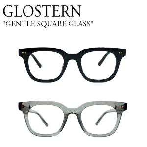 グロスタン メガネ GLOSTERN メンズ レディース GENTLE SQUARE GLASS ジェントル スクエア グラス BLACK ブラック GREY グレイ 韓国アクセサリー GS-8009 ACC｜a-labs