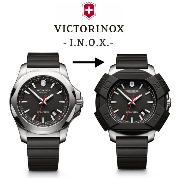 ビクトリノックス 時計 腕時計 防水 メンズ VICTORINOX I.N.O.X. イノックス 正...