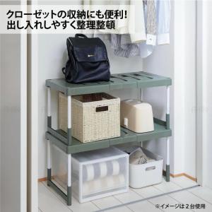 送料無料 押入れフリーラック伸縮タイプ 2台入...の詳細画像2