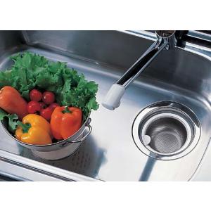 抗菌 排水口 ゴミ受け セラミックコート 浅型...の詳細画像1
