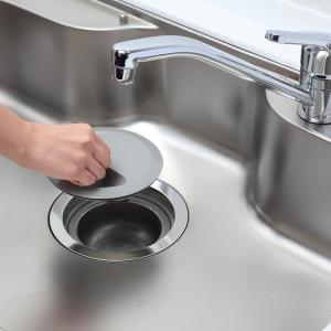 キッチン 流し用 止水フタ グレー 145mm...の詳細画像2
