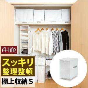 クローゼット 棚上 収納袋 S 1個 衣類用 ホワイト [４] 棚上収納 衣装ケース 上 収納 収納ケース 小物収納 衣類収納 衣替え