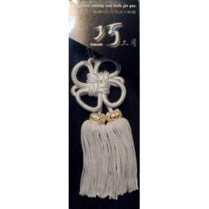 ミニ組タッセル　ホワイト