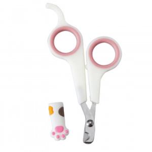ペット用 猫 小型犬ペット用爪切り(肉球キャップ付)　メール便対応商品