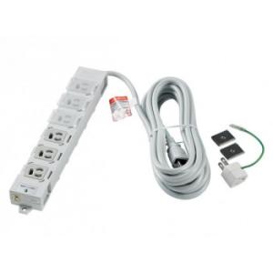 ELPA　カバー付事務所向けタップ6P耐雷　OAT-JPC63SB