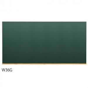 馬印 木製黒板(壁掛) グリーン W1800×H900 W36G 代引き不可