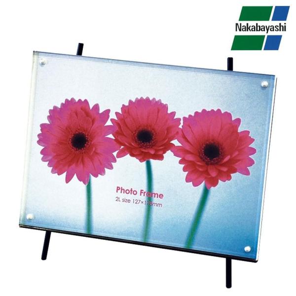 ナカバヤシ スタンドフォトフレーム 2L判 1段 フ-ACT-101-2L　メール便対応商品