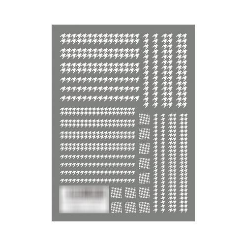 TSUMEKIRA(ツメキラ)　ネイルシール　千鳥格子　ver.2　ホワイト　NN-CDR-101　...