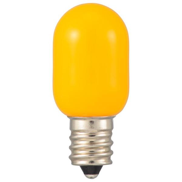 OHM LEDナツメ球装飾用 T20/E12/0.5W/10lm/黄色 LDT1Y-H-E12 13