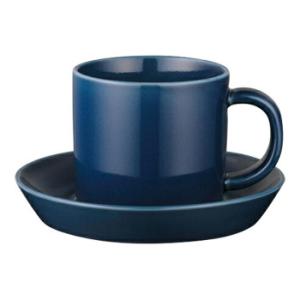 西海陶器 波佐見焼 コモン コーヒーカップ＆ソーサー 青 18284