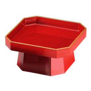 福井クラフト　5.5寸舞三宝 朱天金 51021810