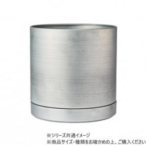 MC円柱メタルecoポット皿付 鉄はエコ　NAM 6　3200030NAM