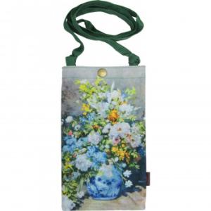 名画 スマホショルダーバッグ ルノワール「大きな花瓶」 AS-00910　メール便対応商品