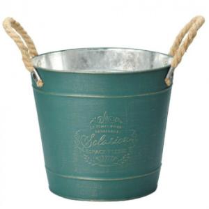 グレイスフルブリキ グリーン ラウンドLL 4358-A