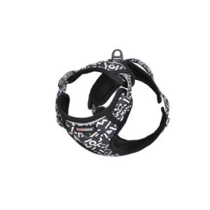 ルークラン ドッグネス ハーネス エレガント XS/S ブラック ペット用品　メール便対応商品