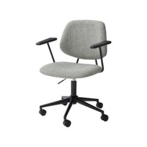 東谷 デスクチェア グレー PC-80GY 代引き不可