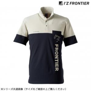 爆買 アイズフロンティア ストレッチB.C.半袖ポロシャツ 95 ベージュ×ブラック L 112　メ...