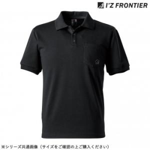 爆買 アイズフロンティア ダブルフェイス半袖ポロシャツ 05 ブラック LL 114