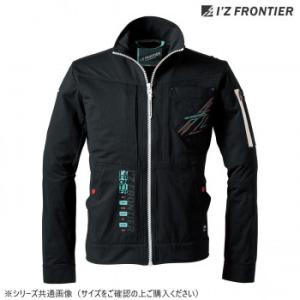 爆買 アイズフロンティア P.A.ストレッチワークジャケット 05 ブラック LL 5330