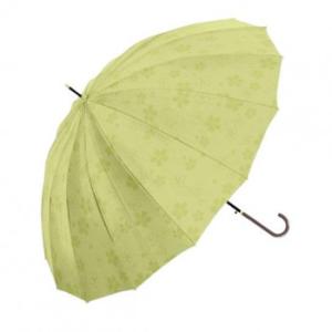 中谷 傘 16本骨桜舞姫 ライトグリーン Natural Basic 16本骨 735-036