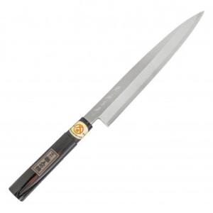 柳刃包丁　和包丁　片刃　堺　芳　特製 日本製 堺源吉作 カスミ柳刃包丁 210mm 曙塗柄 - 最安値・価格比較