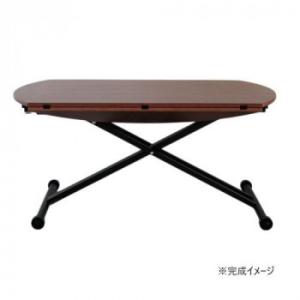東馬(TOHMA) AILS(アイルス) 昇降テーブル BR ブラウン木目 54031620 代引き...