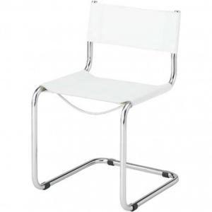 テーブルチェアー カンチレバーチェアーホワイト2脚セット LFP-001-WH2P 代引き不可