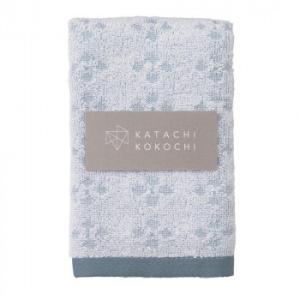 KATACHI KOKOCHI フェイスタオル1P(袋入れ) ブルー K-20FF2
